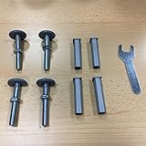 SafetotsRange of Stair Gates Spare Fitting Kits (Safetots No Screw/Beechwood & Metal Fittings Kit)