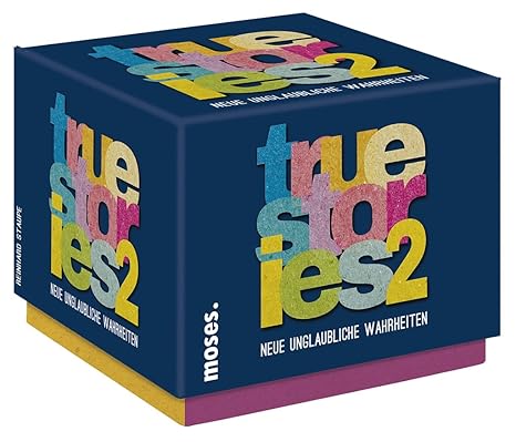 moses. - True Stories 2 | Neue unglaubliche Wahrheiten | Das lustige Quizspiel für die ganze Familie | Ab 12 Jahren