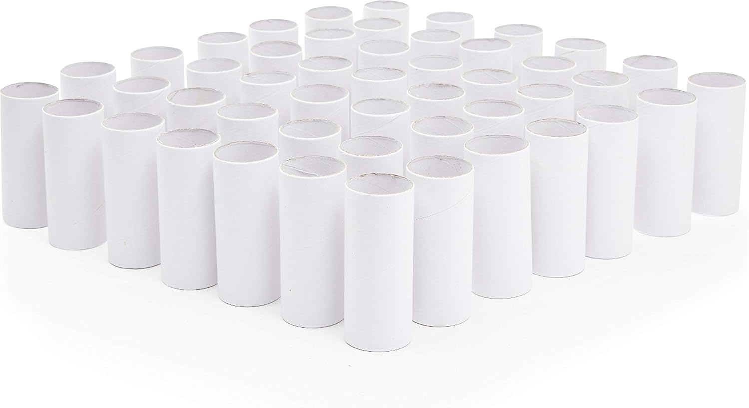 Cardboard Craft Toilet Paper Tube Rolls, Pack of 48, 4 cm Diameter, 9.9 cm Length