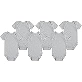 HUGGIES unisex-baby 6-pack Basic Bodysuit