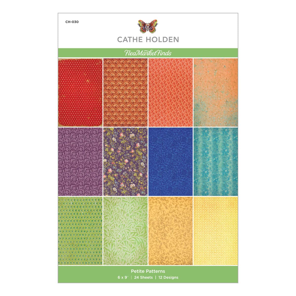 Spellbinders Petite Patterns Paper Pad, Multi Coloured, ONE