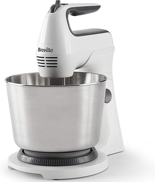 Breville Classic Combo Stand and Hand Mixer, Electric Hand Whisk and