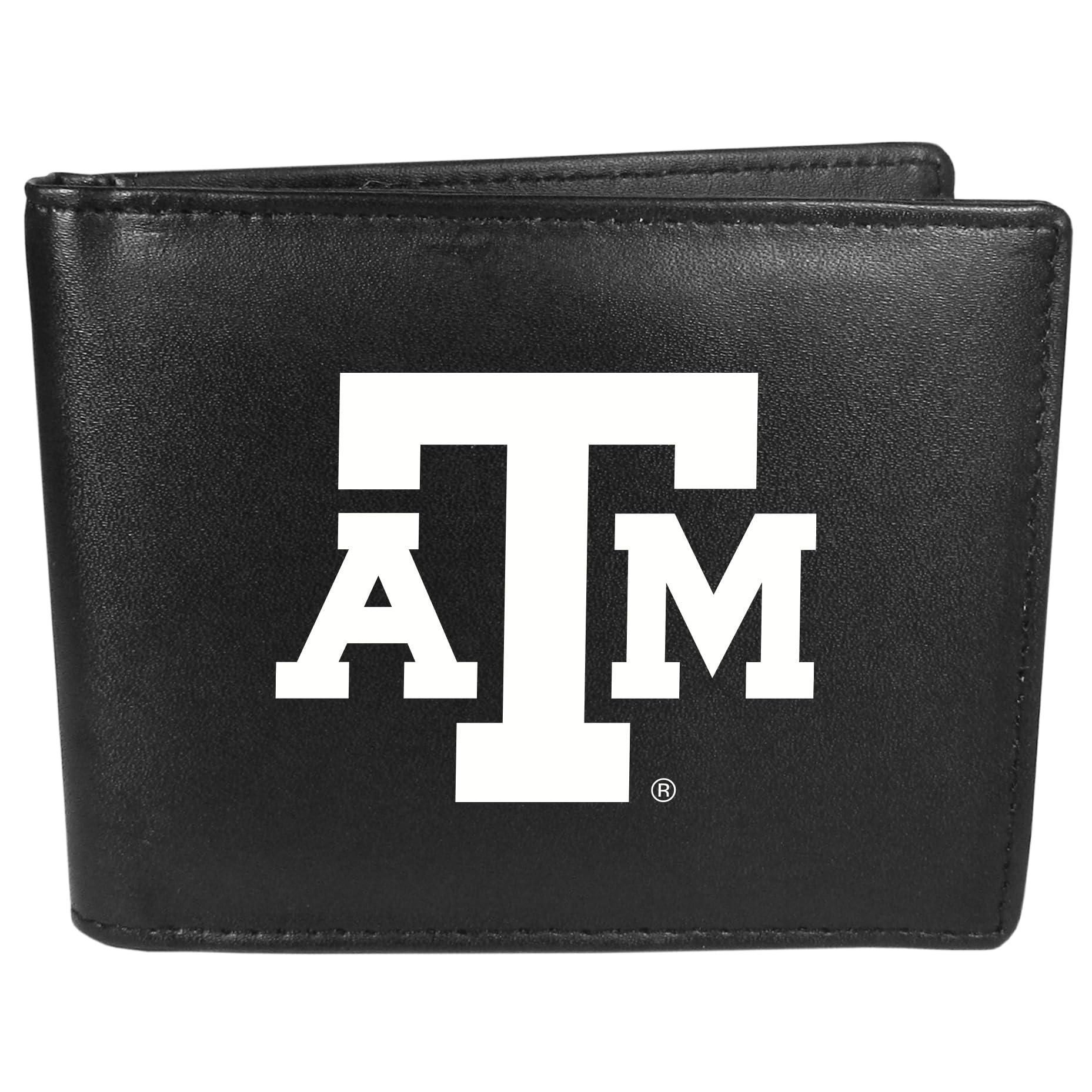 Siskiyou Sports NCAA Mens Texas A&M Aggies Bi-fold Wallet Large Logo One Size Black