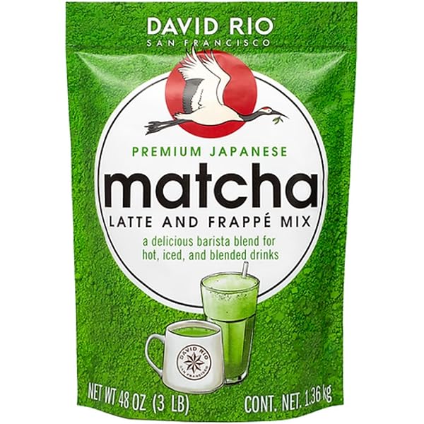 chai出品になります。 Amazon.com: David Rio Premium Japanese Matcha Latte & Frappé Mix