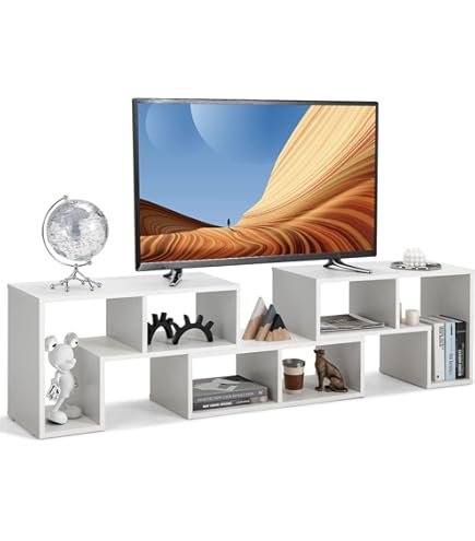 Amazon.com: KOTEK TV Stand for 50 55 60 65 Inch TV, 3 Pieces Free