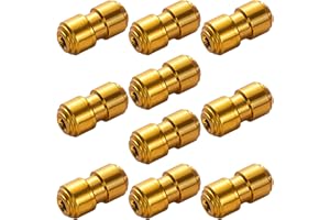 HISPKNIX 10-Pack Anodized Aluminum Thumb Studs Compatible with Benchmade Bugout 535/535S/535GRY-1 Knives​