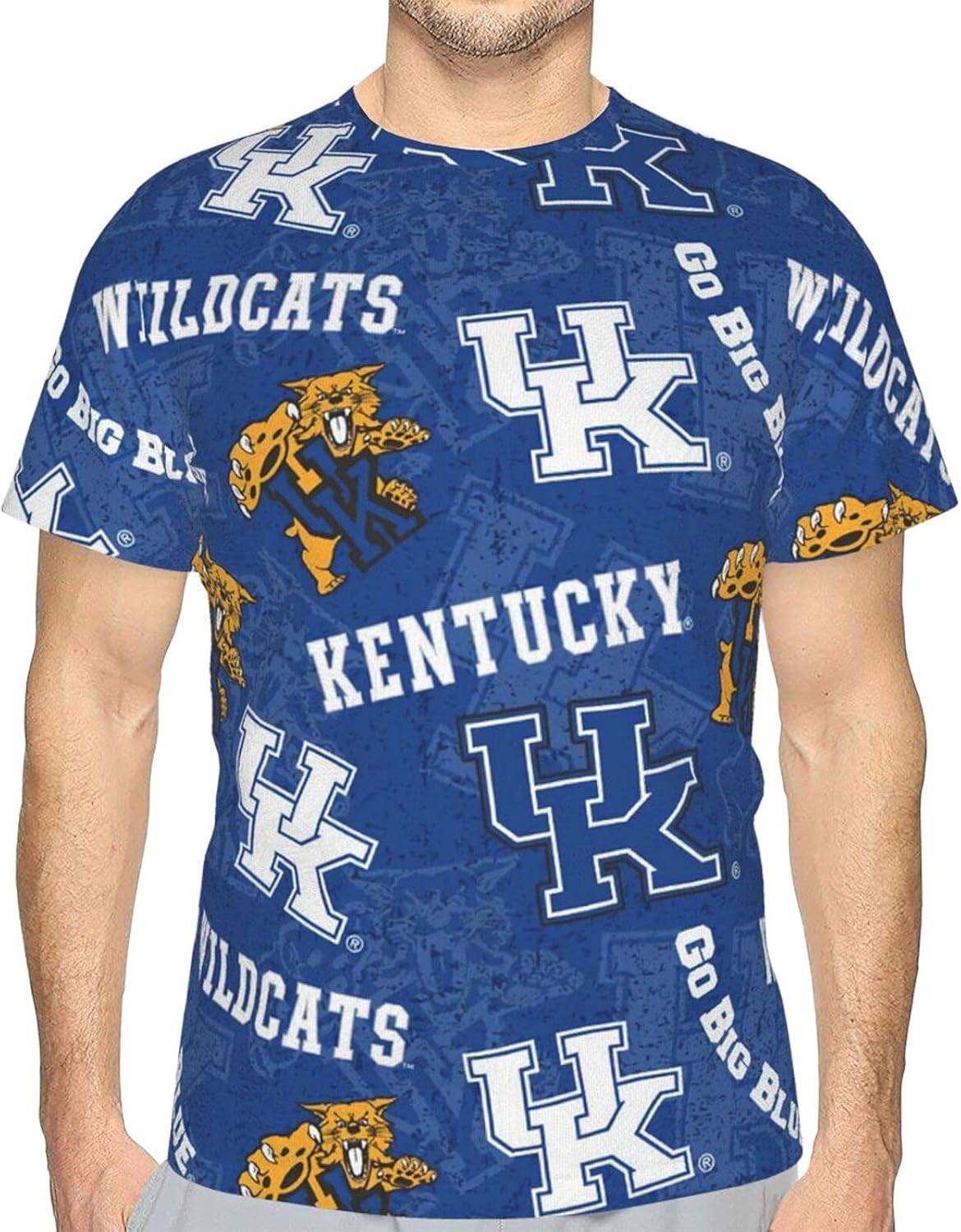 University of Kentucky Men's TShirt 3D Printing Round Neck TShirt