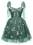 Spaghetti Strap Tulle Homecoming Dresses Short for