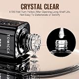 TOMICCA Gel Nail Polish Base Coat Top Coat Set 2x8ml No Wipe UV/LED view 5