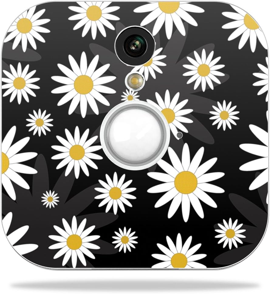 MightySkins Skin Compatible With Blink Home Security Camera - Daisies | Protective, Durable, and Unique Vinyl Decal wrap cover | Easy To Apply, Remove, and Change Styles | Made in the USA