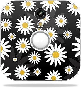 MightySkins Skin Compatible With Blink Home Security Camera - Daisies | Protective, Durable, and Unique Vinyl Decal wrap cover | Easy To Apply, Remove, and Change Styles | Made in the USA