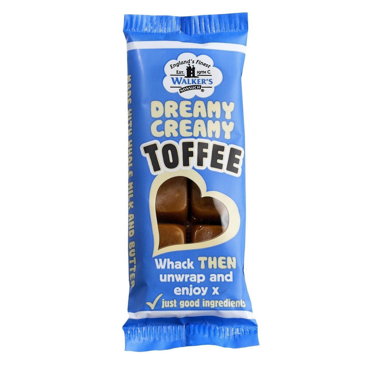Walkers Original Creamy Toffee Bars 50g x24 Packs Amazon.co.uk Grocery