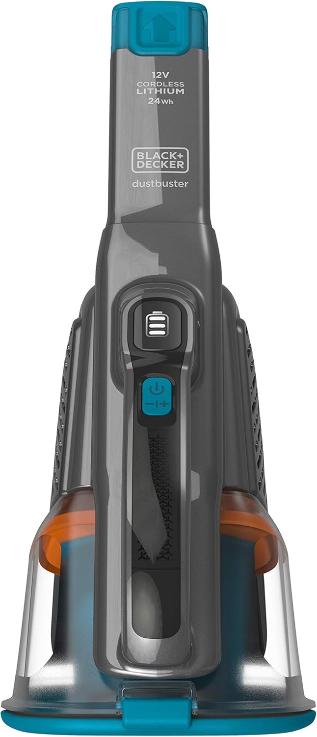 BHHV320J-QW - Aspirador de Mano GEN 11 12V 2Ah. Boquilla fina extensible y cepillo. Cargador tipo Jack, Black - Image 3