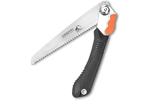 HOME PLANET GEAR EverSaw Folding Hand Saw 8 inch Compact Camp Saw for Trees Pruning and Gardening