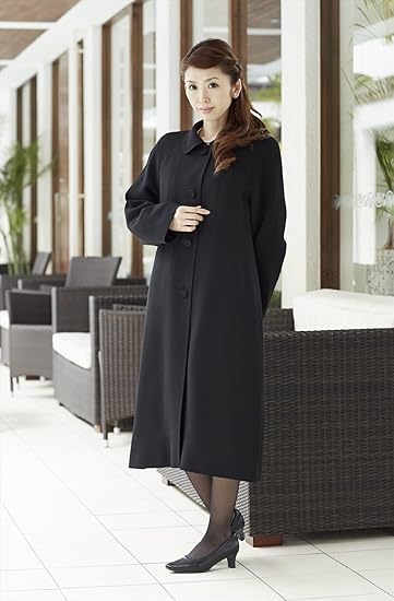 Amazon モノワール Monoir 喪服 レディース 礼服 ライナー付き ブラックフォーマル コート 帝人 イルミナ C 02p Mサイズ ブラック コート ジャケット 通販