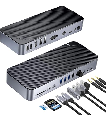 Amazon.com: ORICO 20-in-1 Docking Station with 10Gbps USB-C, 4K