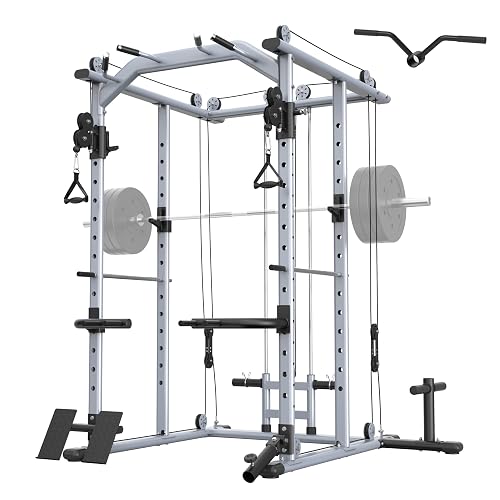 Power Cage Machine MAJOR LUTIE Multi-Function Power Cage, PLM04 1400 LBS Power Rack with ...