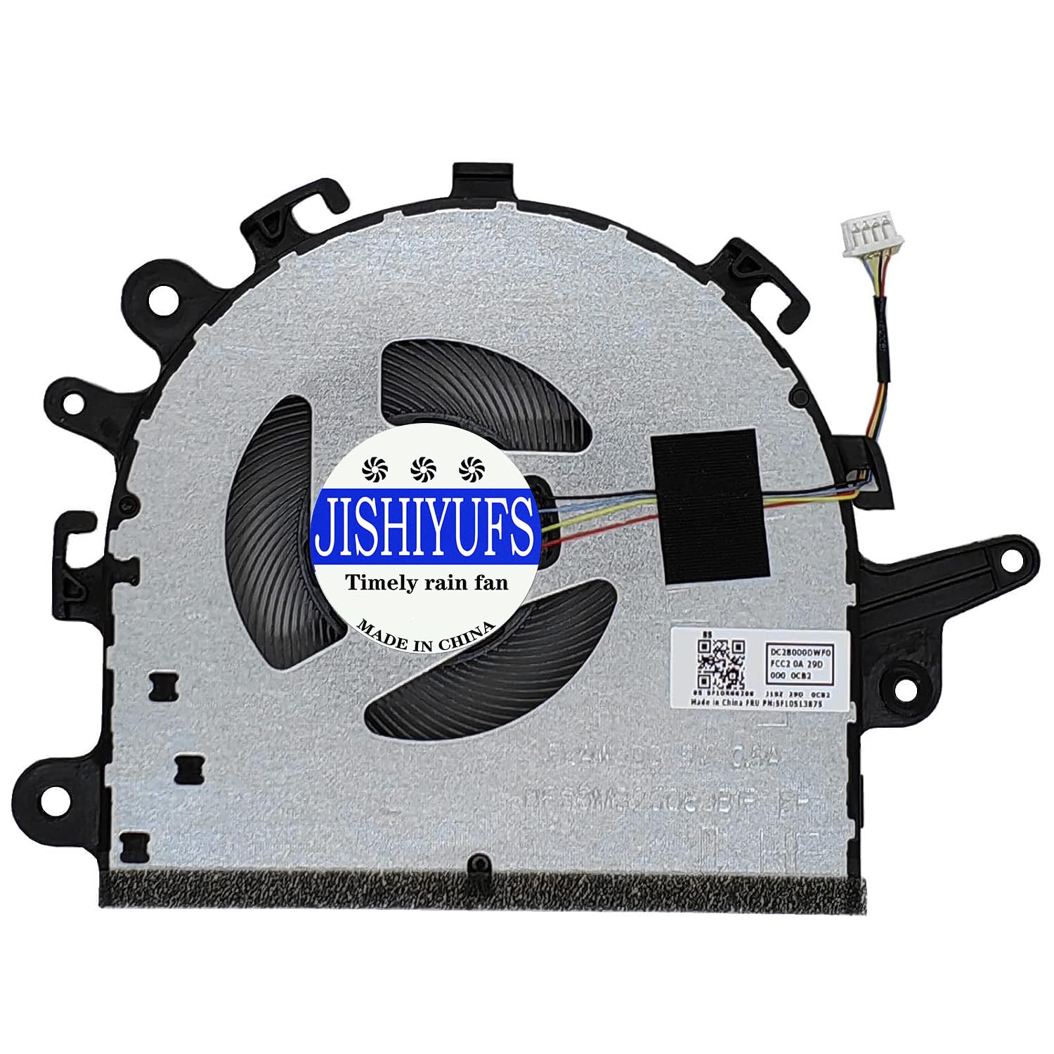 JISHIYUFS Replacement New CPU Cooling Fan for Lenovo IdeaPad 3 15 ‎81W10094US IdeaPad S145-15AST S145-15IWL S145-15IIL S145-15API V15-IKB V15-IWL V15-IIL V15-ADA V15-ADA V15 -IML DC5 V