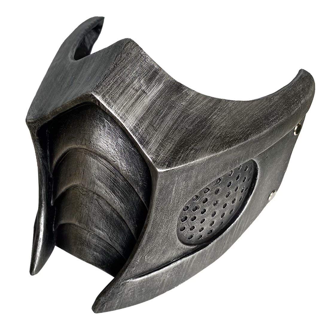 Mortal Kombat Smoke Game Mask Resin MK 11 Mask Masquerade Halloween