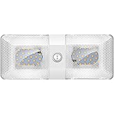 Thlevel RV Interior LED Dome Light – 12V-85V, 800 Lumens Super Bright, On/Off Switch For Car, RV, Trailer, Truck, Camper, Boat (2 Pack)