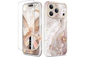 GVIEWIN for iPhone 17 Pro Case Compatible with MagSafe, with Screen Protector [Full Camera Protection] Military-Grade Shockpr