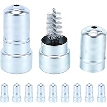 10 unidades de limpiador de terminales de batería de acero inoxidable, cepillos de limpieza de terminales de batería, herrami