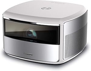 Philips Screeneo S6 Projector, 4K HDR, Android OS, Electric Keystone, Auto Focus, Digital Zoom