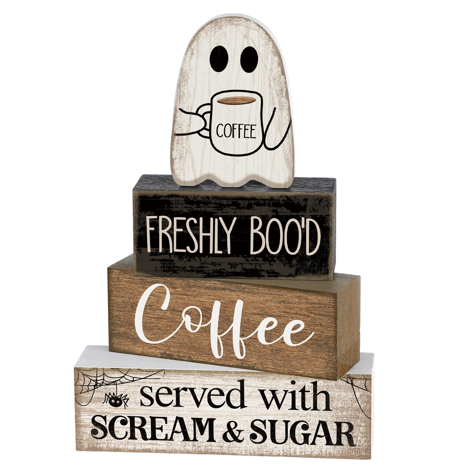 Lineshading 4 Pcs Halloween Table Decor Coffee