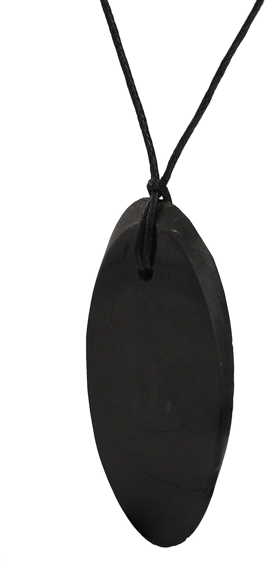 Heka NaturalsShungite Crystal Necklace Pendant | Spiritual Jewellery, EMF Protection Chakra Necklace, Trendy Jewellery, Shungite Stones Healing Crystals, Black Necklace for Negative Energy Protection