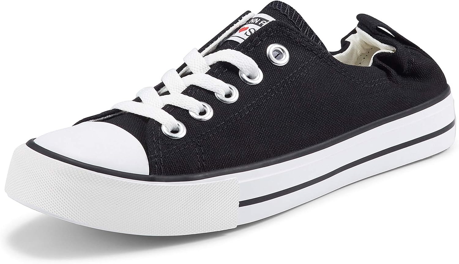 white cotton tennis shoes