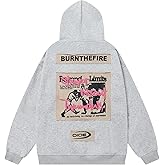 Aelfric Eden Graphic Hoodies for Men Letter Printed Hoodie Sweatshirt Oversized Streetwear Hooded Pullover