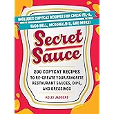 Secret Sauce: 200 Copycat Recipes to Re-Create Your Favorite Restaurant Sauces, Dips, and Dressings