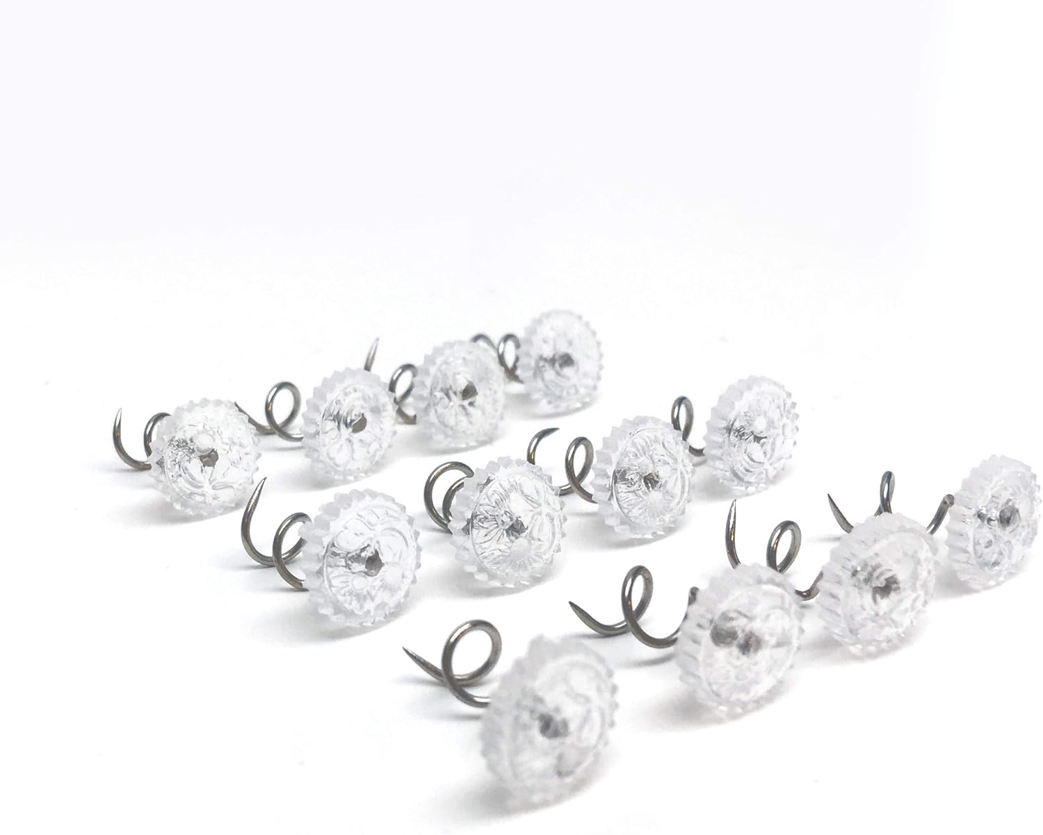 Fresh Ideas Bedskirt Pins – Push Pins Holds Bedskirt Firmly in Place without Damage, Set of 12: Home & Kitchen