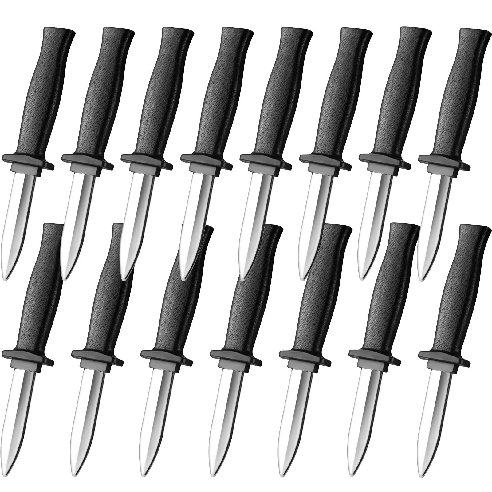 Photo 1 of ZJoey 15 Pack Retractable Fake Knife Retractable Knife Halloween Props Fake Plastic Blades for Halloween April Fool's Party(15 Pcs Style D)