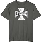Choppers Iron Cross Cool Vintage Biker T-Shirt