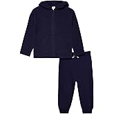 Modern Moments by Gerber Baby and Toddler Hooded Sweater Knit Jacket & Jogger