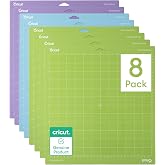 Cricut Cutting Mat Variety Pack (8 Count, 12in x 12in) | For Explore &amp; Maker Machines - Includes 4 StandardGrip, 2 LightGrip, 2 StrongGrip