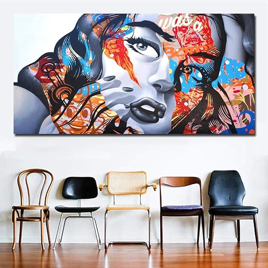 Arte Moderno De La Pared Arte Del Graffiti Pintura Al Oleo