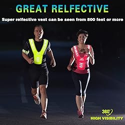 GoxRunx Reflective Running Vest Gear for Women Men