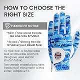 Finger Ten Golf Glove Men Left Hand Camouflage Ball Marker Weathersof view 2