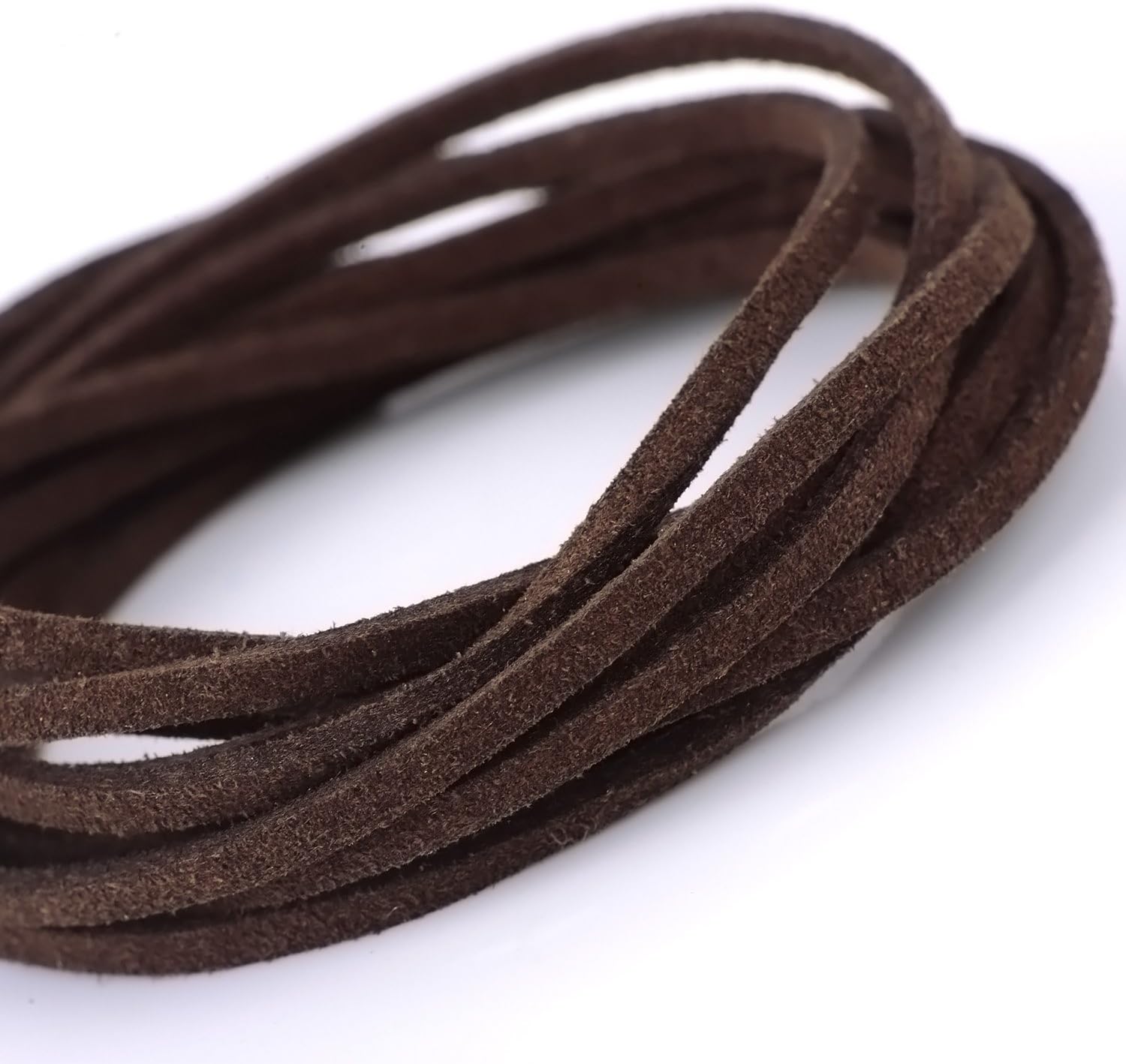 Whaline 2mm x 2m Leather Cord String for Bracelet Necklace Beading DIY Jewelry Handmade Crafts, 4 Pieces, 4 Colors - Image 3