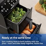 Philips 4000 Series Stacked Dual Basket Airfryer 10L RapidAir PFAS-Free view 7