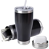 BarGifts 20oz Hidden Safe Water Bottle, Stainless Steel Secret Bottle with Hidden Compartment, Keeps Your Valuables Safe Like Money, Keys, and Jewelry - Black