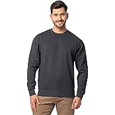 Fruit of the Loom Men's Eversoft Fleece Crewneck Sweatshirts, Moisture Wicking & Breathable, Sizes S-4x