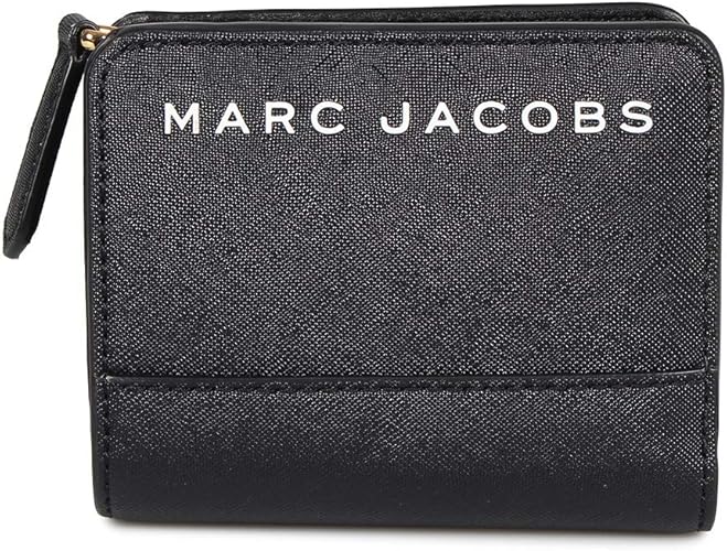 Amazon Marc Jacobs Mini Compact Wallet マークジェイコブス 財布 二つ折り ブラック 黒 M 並行輸入品 Marc Jacobs マークジェイコブス 財布