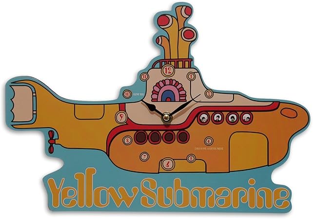 Reloj de Pared The Beatles «Yellow Submarine»