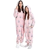 The Big Softy Adult Onesies for Women, Fleece Onesie PJs for Women, Teens, Funny Adult Onesie Pajamas, Cute One Piece Pajamas