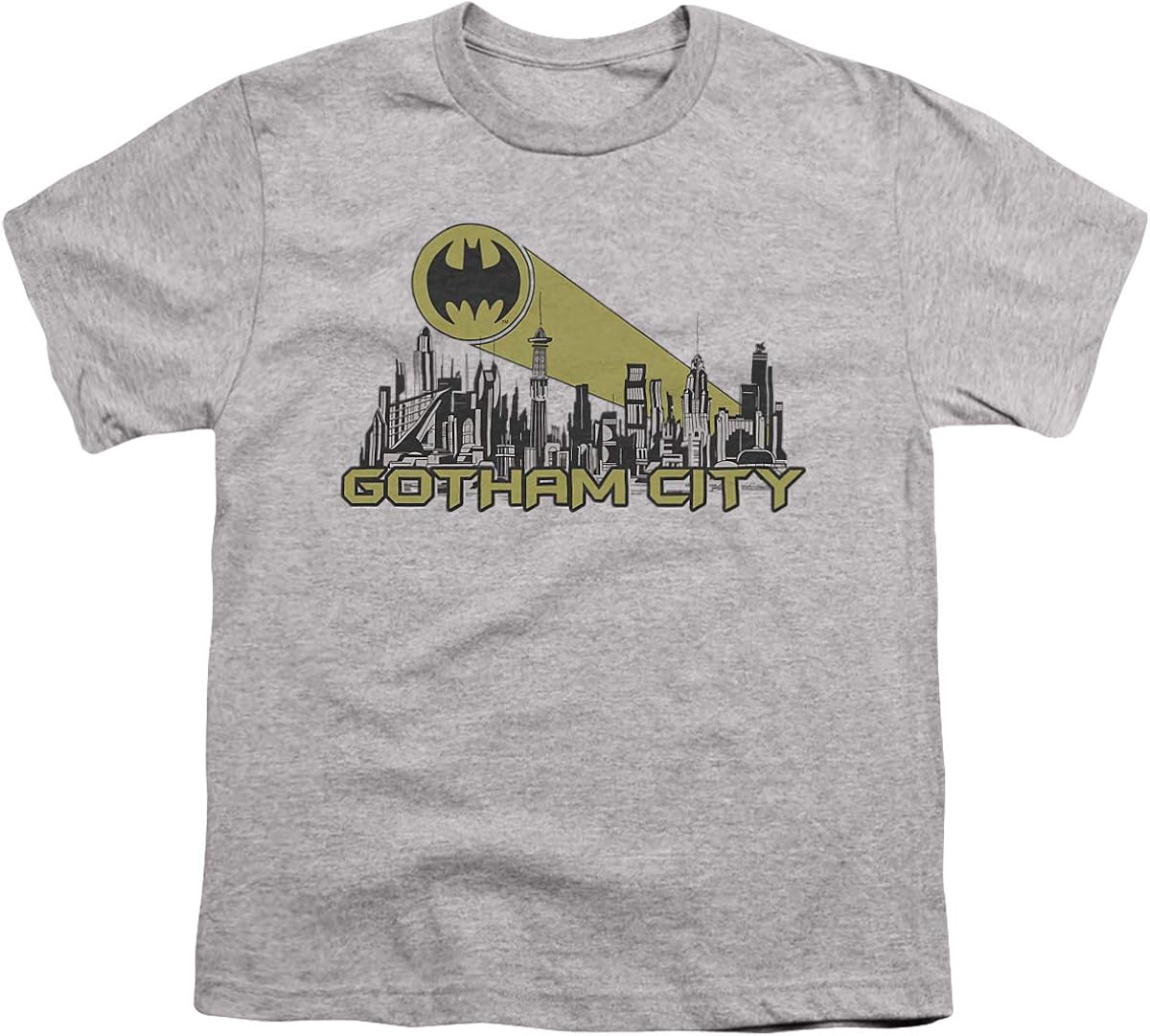 Batman Gotham Skyline Unisex Youth T Shirt Clothing