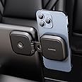 Marnana Phone Mount for Tesla Model 3 Model Y, Strong Magnetic Designed for MagSafe Car Mount Phone Holder for Tesla Screen Monitor, Invisible Foldaway Tesla Accessories for iPhone 12/13/14/15 Series