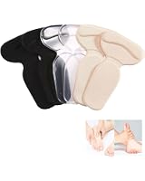 Coussinets De Talon Autocollants - 2 Paires (noir/abricot) - Pour Chaussures Trop Grandes, Anti-frottement